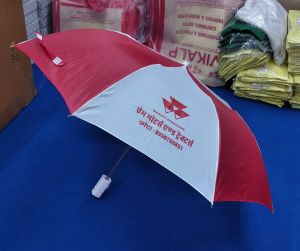 Polyester Printed promotion umbrellas, Handle Material : Stainless Steel
